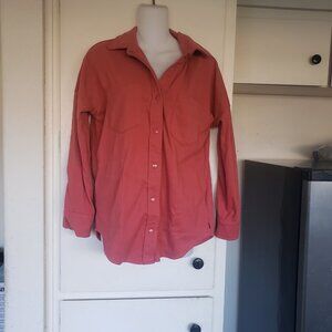 Mondetta Peach Thick Shirt/Jacket Size XS